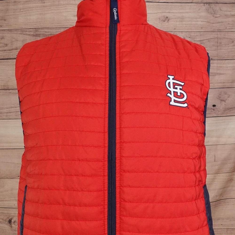 St. Louis Cardinals Puffer Vest XL Red MLB Baseball Bayer Quilted SGA Giveaway